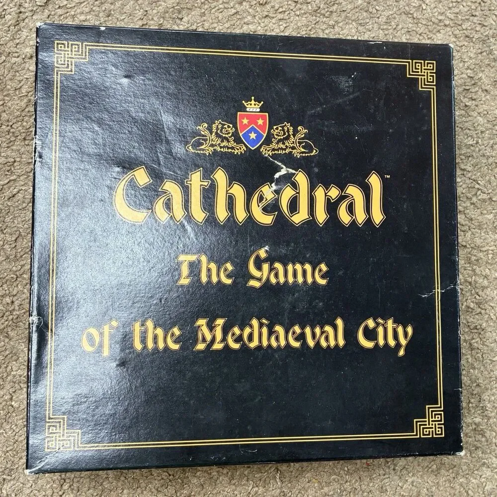Cathedral The Game of the Mediaeval City Wooden Board Game Strategy